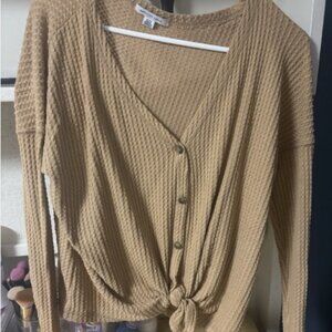 American Eagle Brown Mustard Women's Sweater